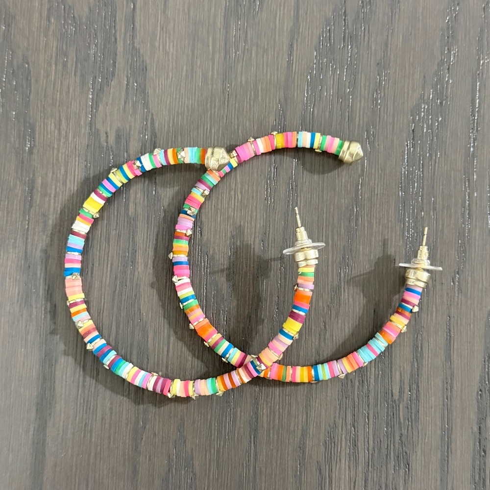 Kendra Scott colorful Reece Hoop earrings